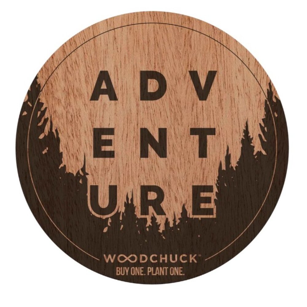 Adventure Wooden Sticker